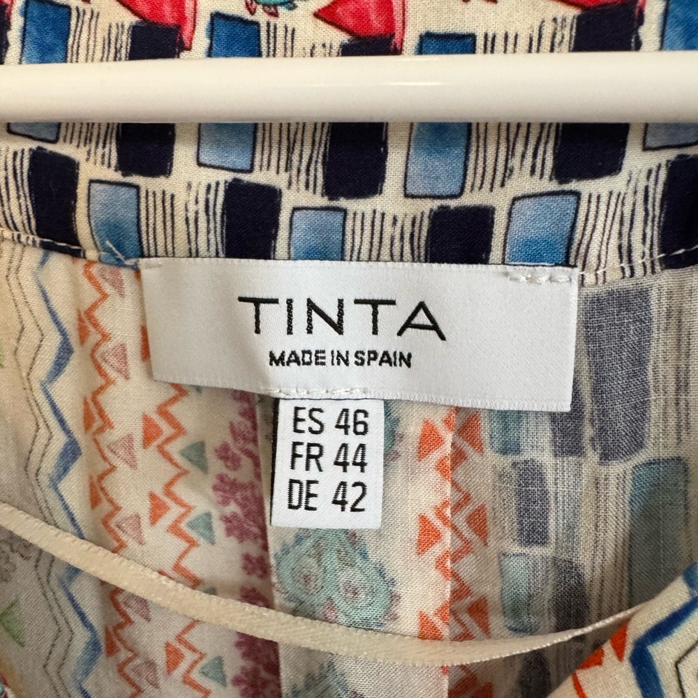 Tinta colorful patterned blouse - image 3